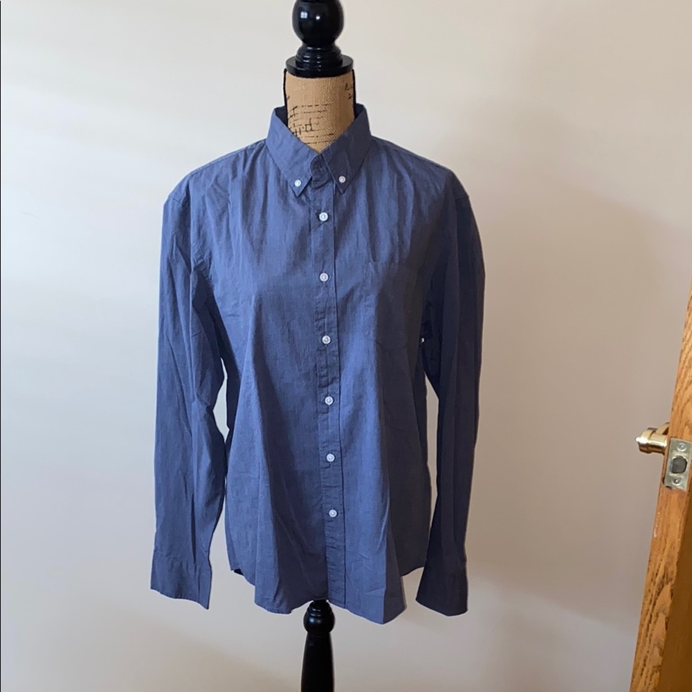 J. Crew Blue Casual Button Down Shirt